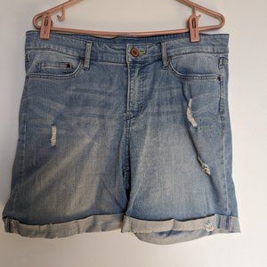 Mid Thighs Jean Shorts